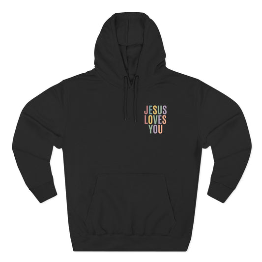 Jesus Loves You Hoodie| Pastel Faith Graphic Hoodie