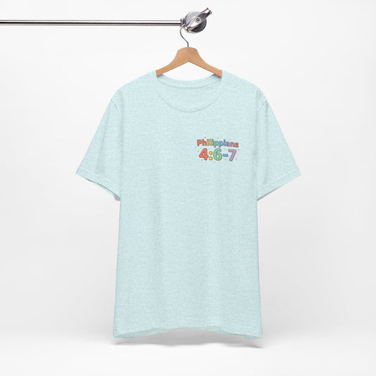 Philippians 4:6-7 Scripture T-Shirt | Bible Verse Tee, Prayer and Thanksgiving Design