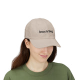 Jesus Is King Dad Cap | Christian Faith Baseball Hat