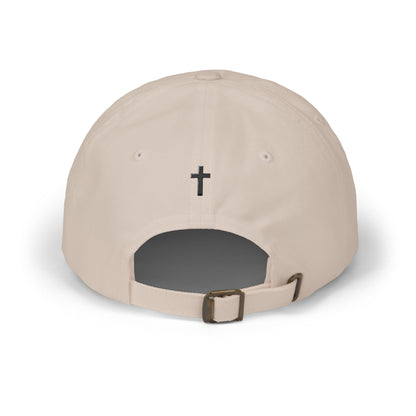 Not Today Satan Dad Cap — Embroidered Cross Baseball Hat Christian