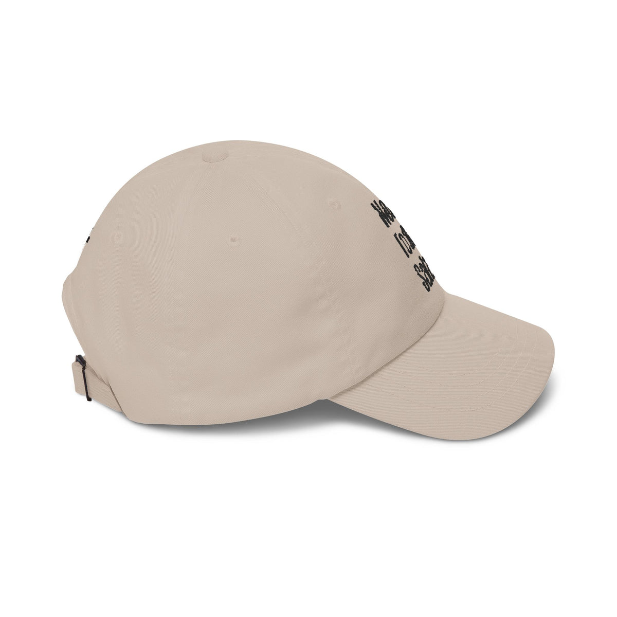 Not Today Satan Dad Cap — Embroidered Cross Baseball Hat Christian