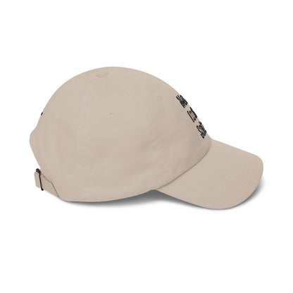 Not Today Satan Dad Cap — Embroidered Cross Baseball Hat Christian