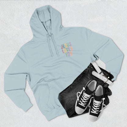 Jesus Loves You Hoodie| Pastel Faith Graphic Hoodie
