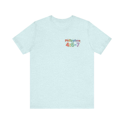 Philippians 4:6-7 Scripture T-Shirt | Bible Verse Tee, Prayer and Thanksgiving Design