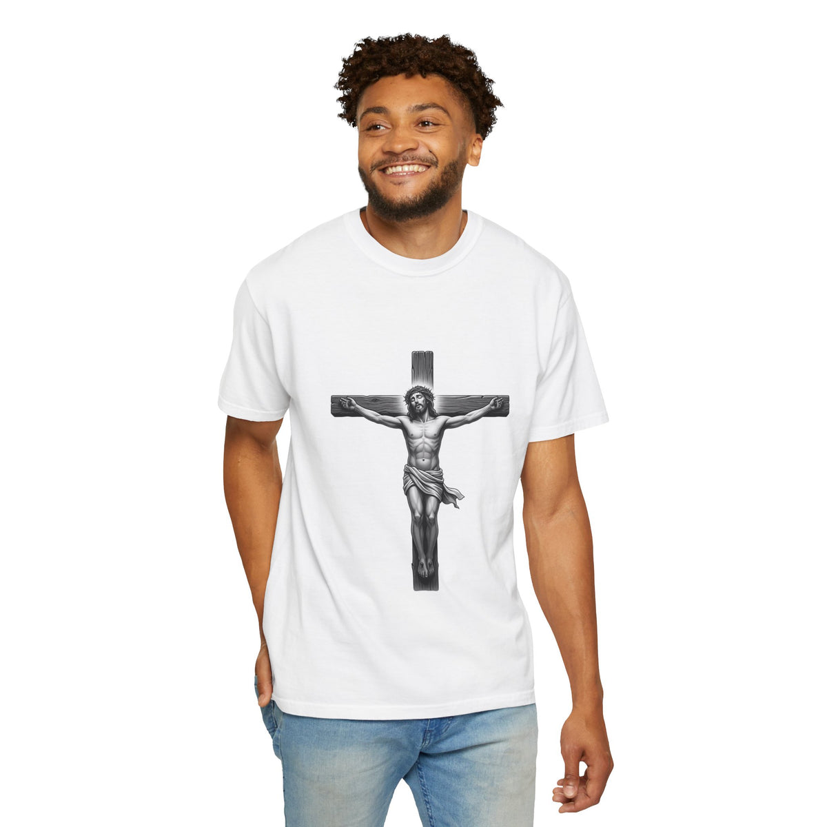 Crucified Jesus Cross T-shirt | Religious Christian Apparel