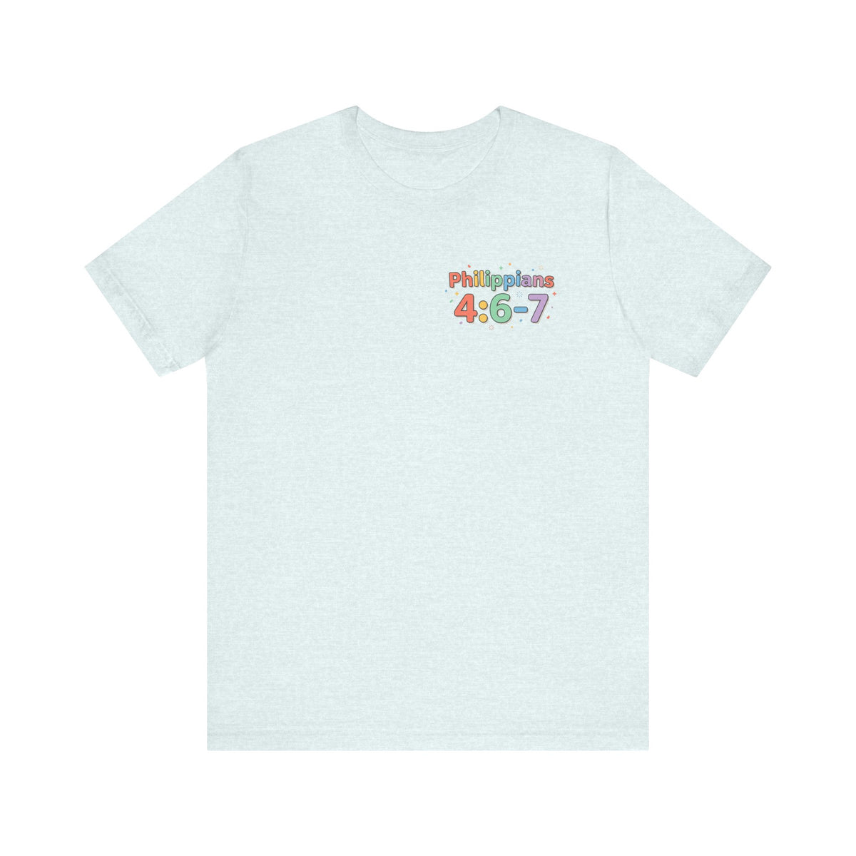 Philippians 4:6-7 Scripture T-Shirt | Bible Verse Tee, Prayer and Thanksgiving Design