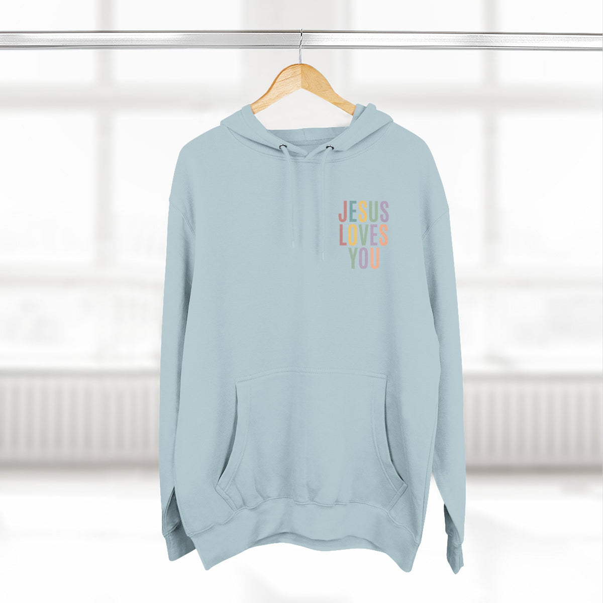 Jesus Loves You Hoodie| Pastel Faith Graphic Hoodie