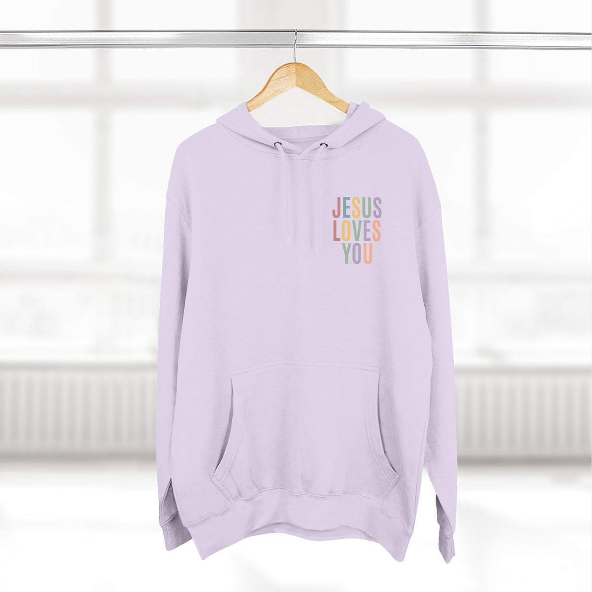 Jesus Loves You Hoodie| Pastel Faith Graphic Hoodie