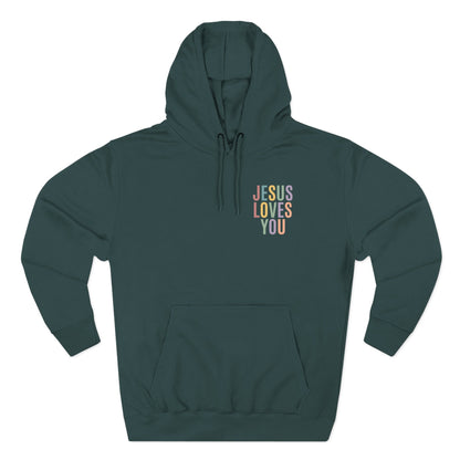 Jesus Loves You Hoodie| Pastel Faith Graphic Hoodie