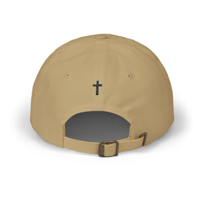 Not Today Satan Dad Cap — Embroidered Cross Baseball Hat Christian