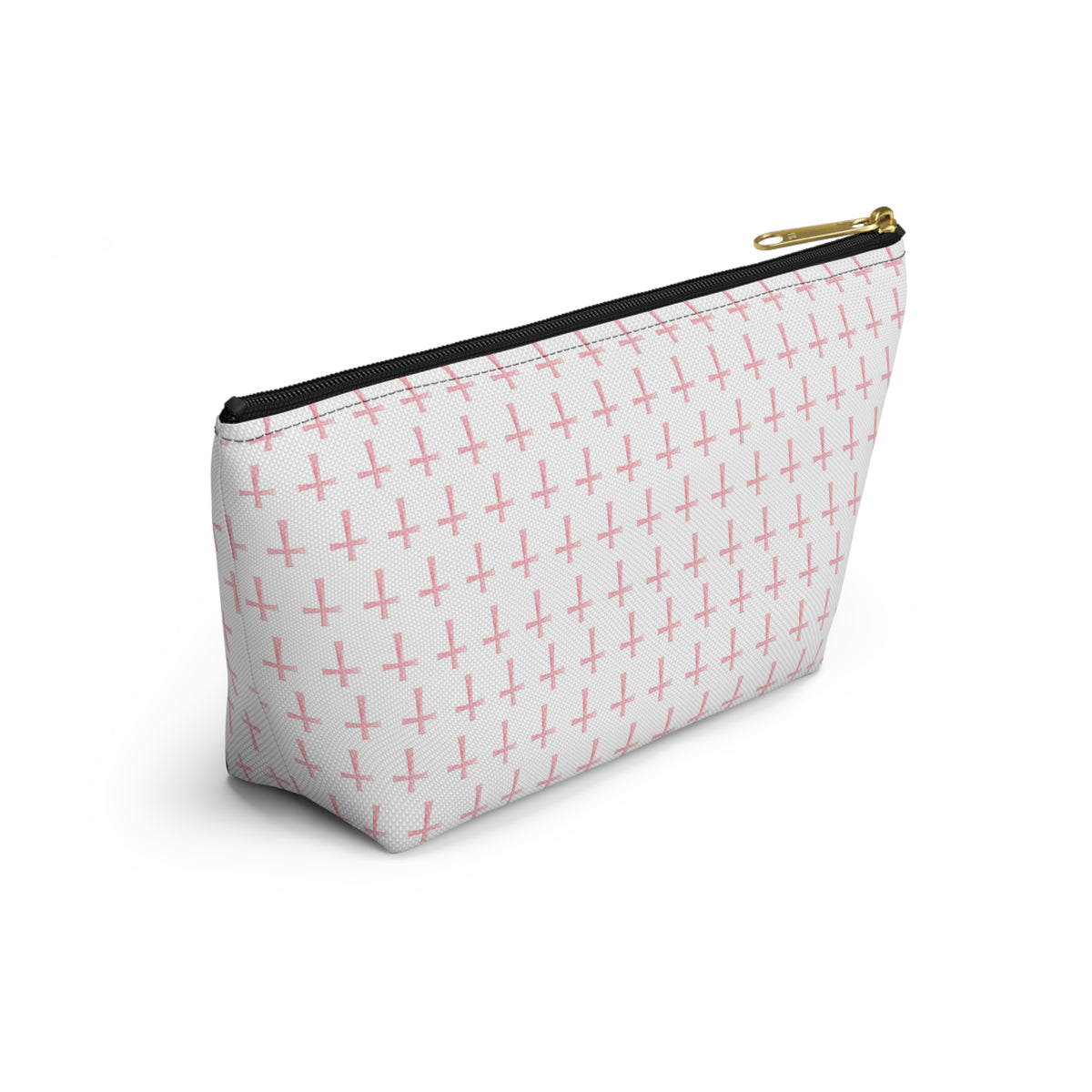 Accessory Pouch w T-bottom, Christian , Coquette, Travel, Makeup, Bible, Journal