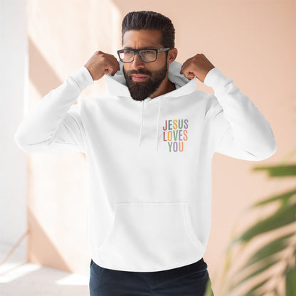 Jesus Loves You Hoodie| Pastel Faith Graphic Hoodie