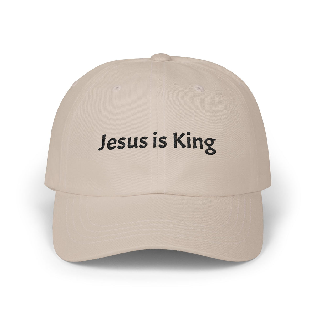 Jesus Is King Dad Cap | Christian Faith Baseball Hat