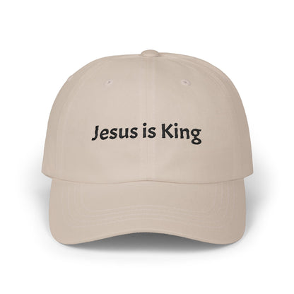 Jesus Is King Dad Cap | Christian Faith Baseball Hat