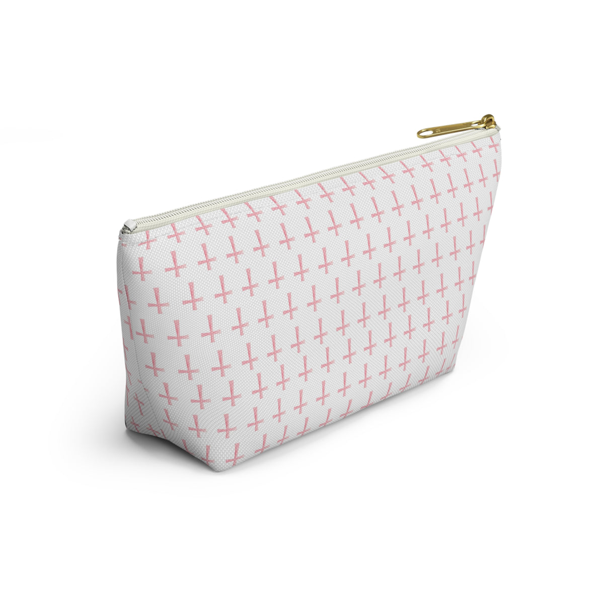 Accessory Pouch w T-bottom, Christian , Coquette, Travel, Makeup, Bible, Journal