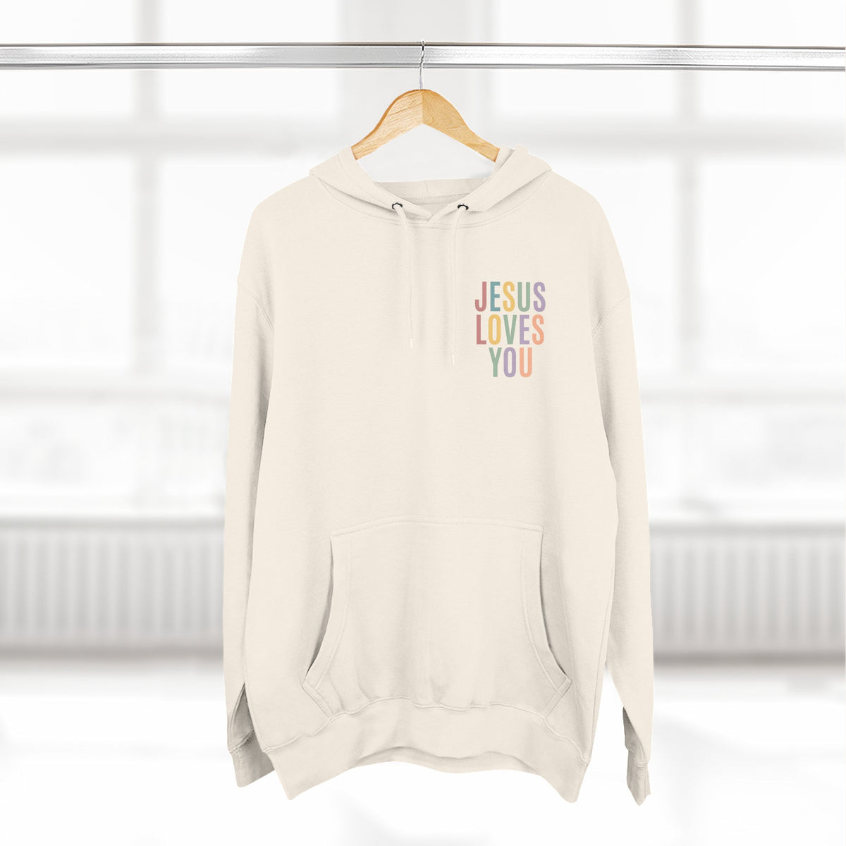 Jesus Loves You Hoodie| Pastel Faith Graphic Hoodie