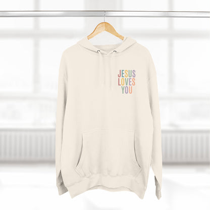 Jesus Loves You Hoodie| Pastel Faith Graphic Hoodie