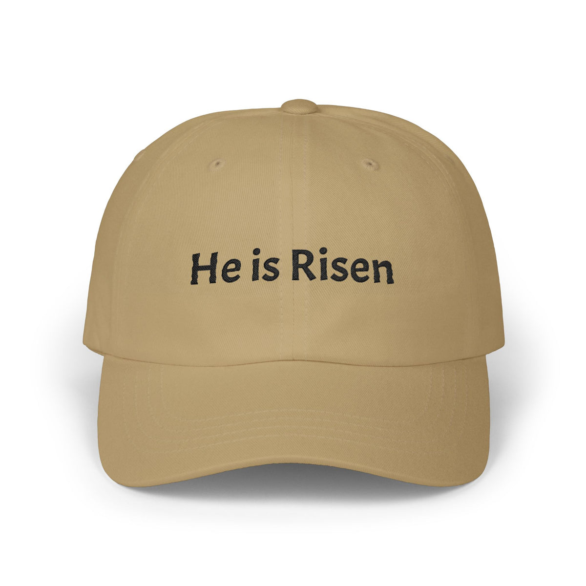 He is Risen Classic Dad Cap | Christian Easter Scripture Embroidered Hat
