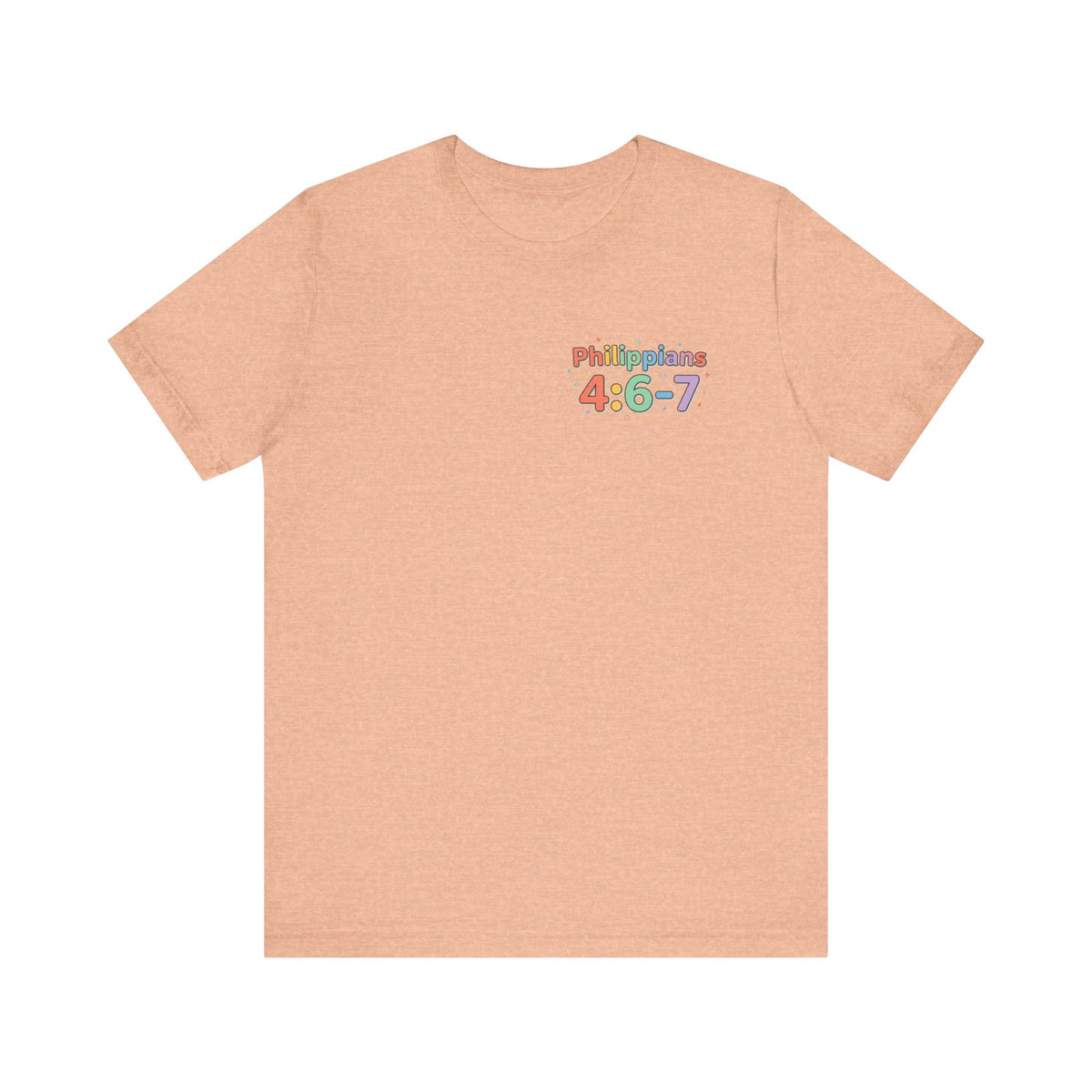 Philippians 4:6-7 Scripture T-Shirt | Bible Verse Tee, Prayer and Thanksgiving Design