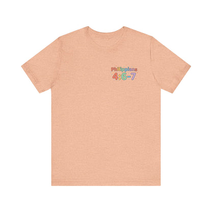 Philippians 4:6-7 Scripture T-Shirt | Bible Verse Tee, Prayer and Thanksgiving Design