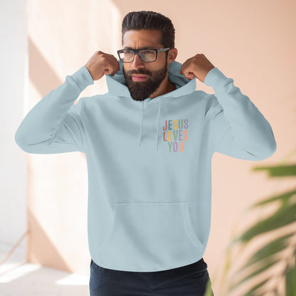 Jesus Loves You Hoodie| Pastel Faith Graphic Hoodie