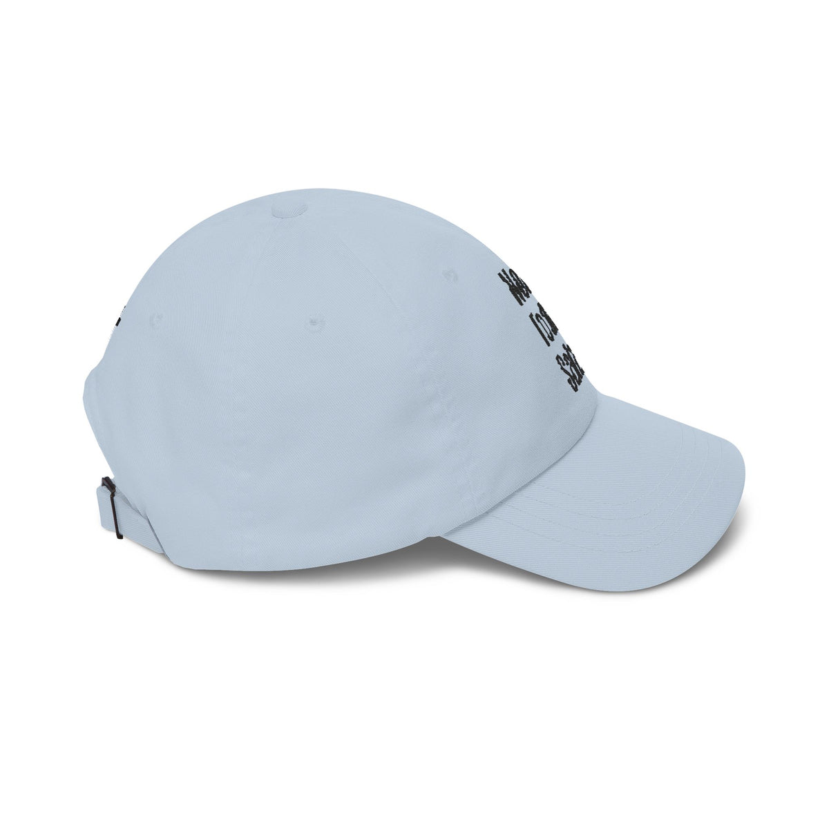 Not Today Satan Dad Cap — Embroidered Cross Baseball Hat Christian
