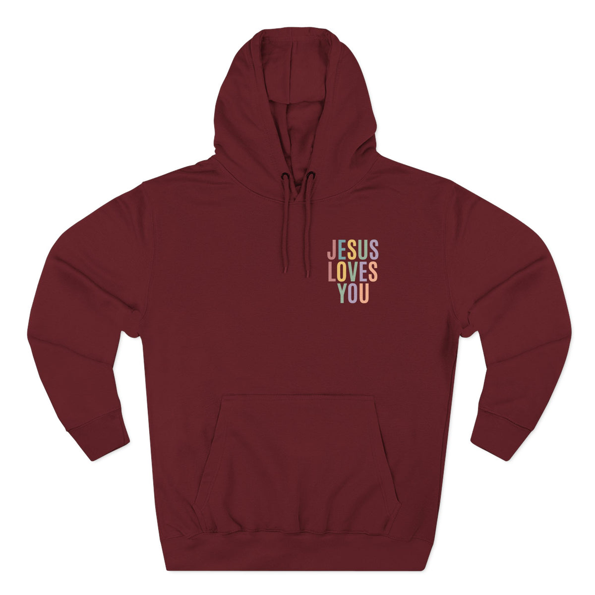 Jesus Loves You Hoodie| Pastel Faith Graphic Hoodie