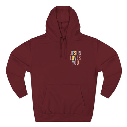 Jesus Loves You Hoodie| Pastel Faith Graphic Hoodie