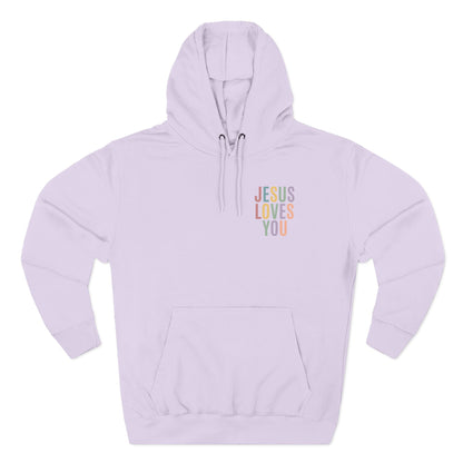 Jesus Loves You Hoodie| Pastel Faith Graphic Hoodie