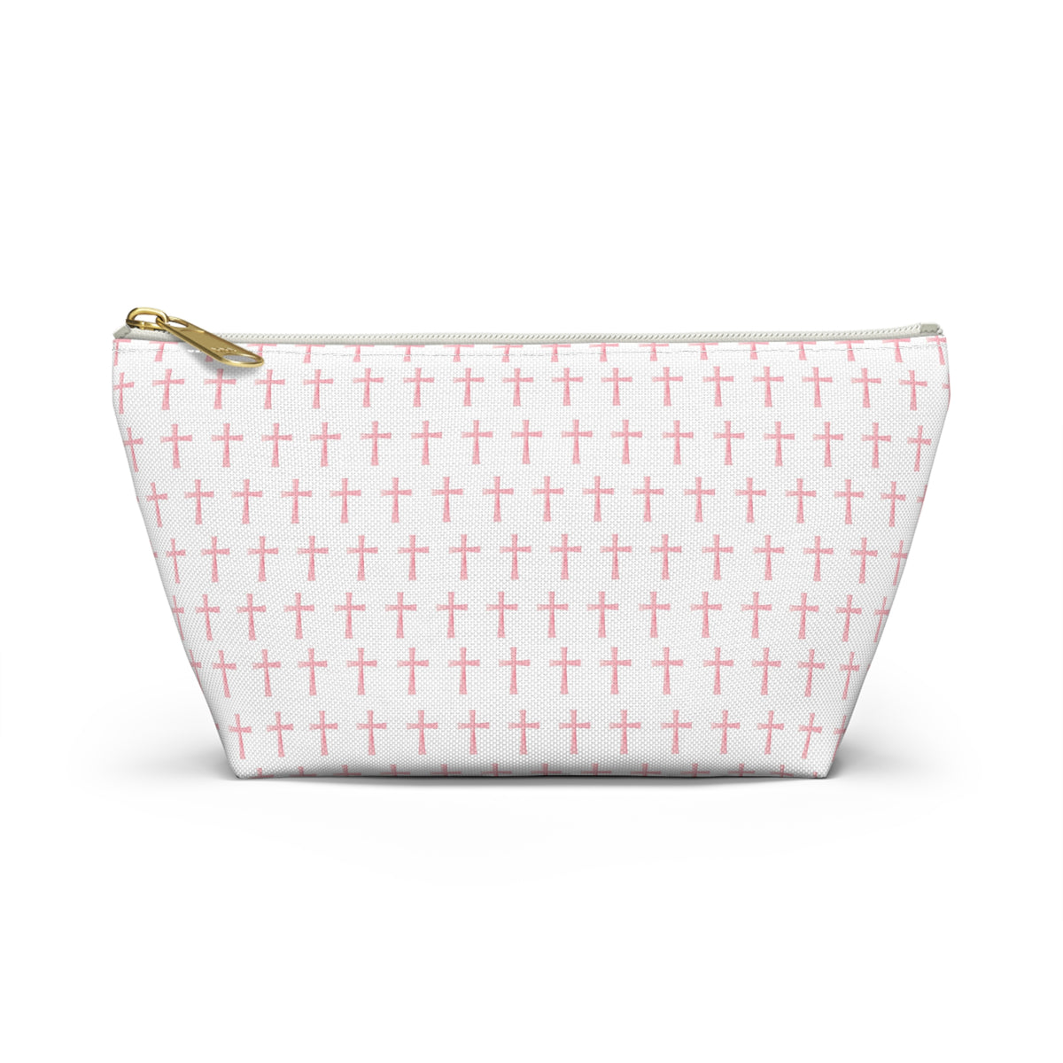 Accessory Pouch w T-bottom, Christian , Coquette, Travel, Makeup, Bible, Journal