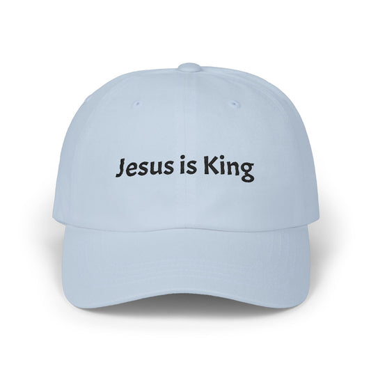Jesus Is King Dad Cap | Christian Faith Baseball Hat