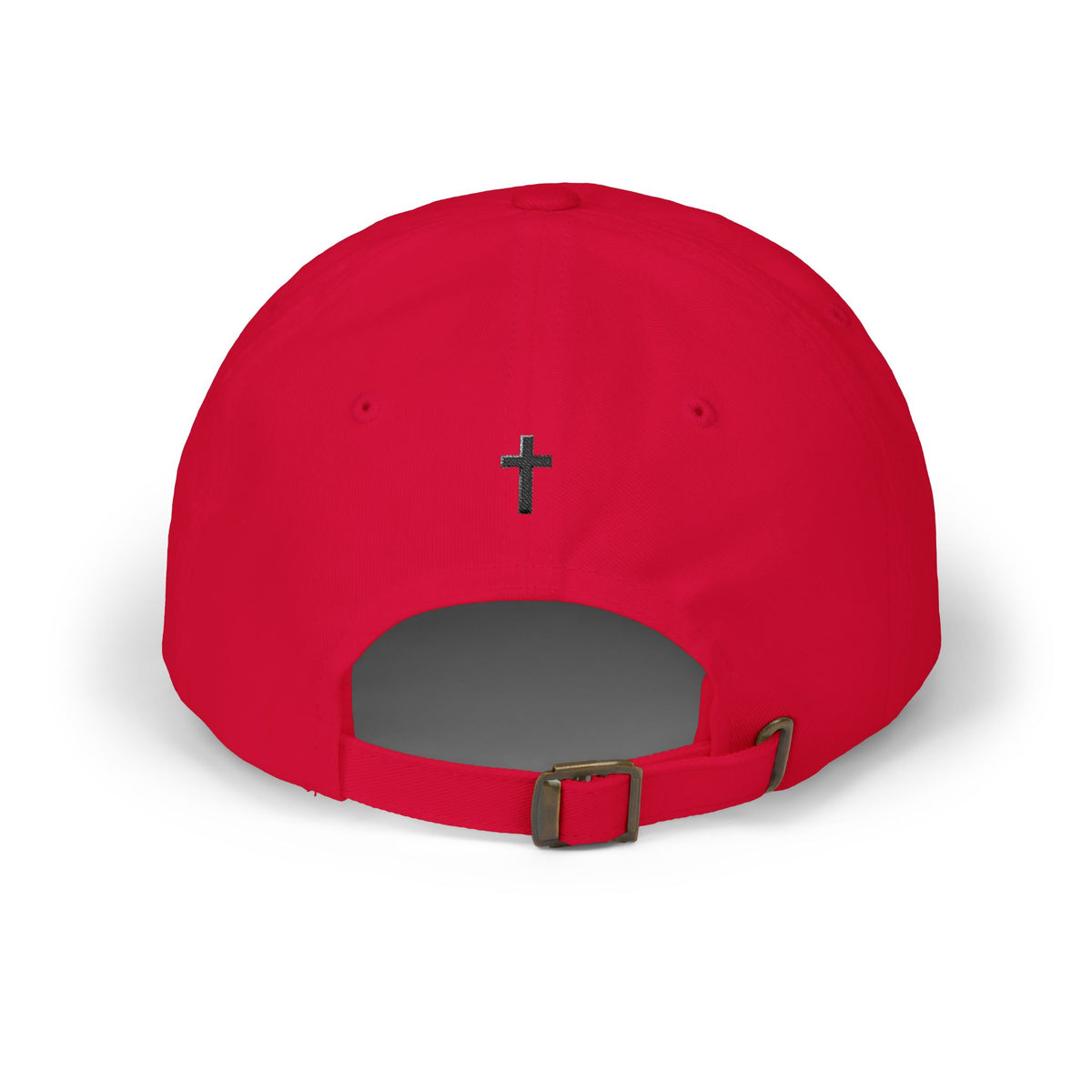 Not Today Satan Dad Cap — Embroidered Cross Baseball Hat Christian