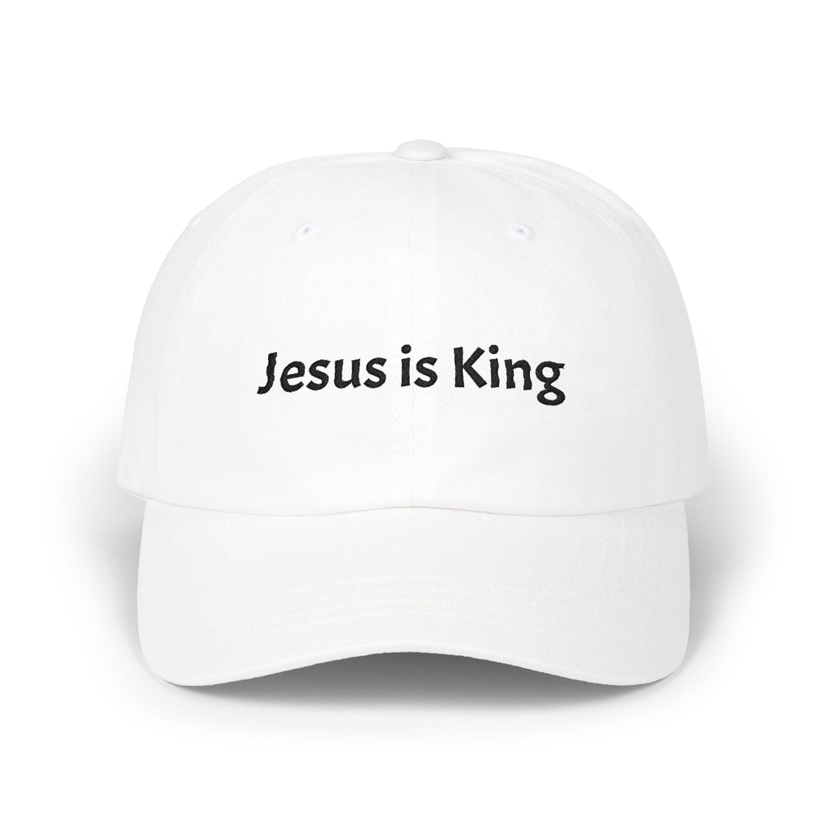 Jesus Is King Dad Cap | Christian Faith Baseball Hat