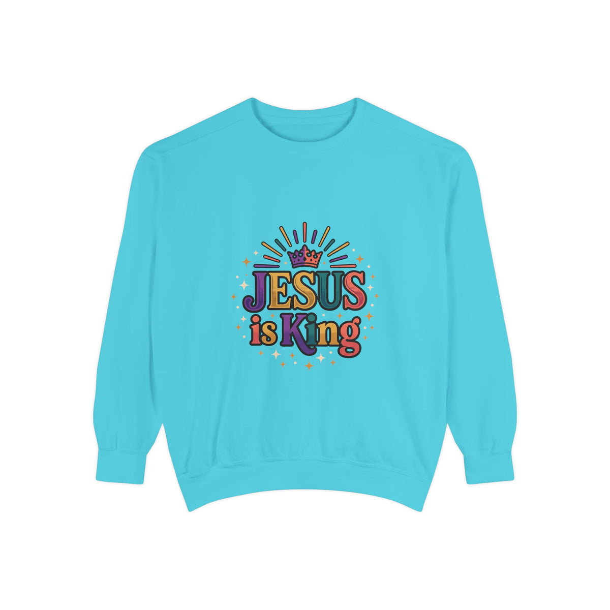 Jesus is King sweatshirt | Christian faith graphic crewneck