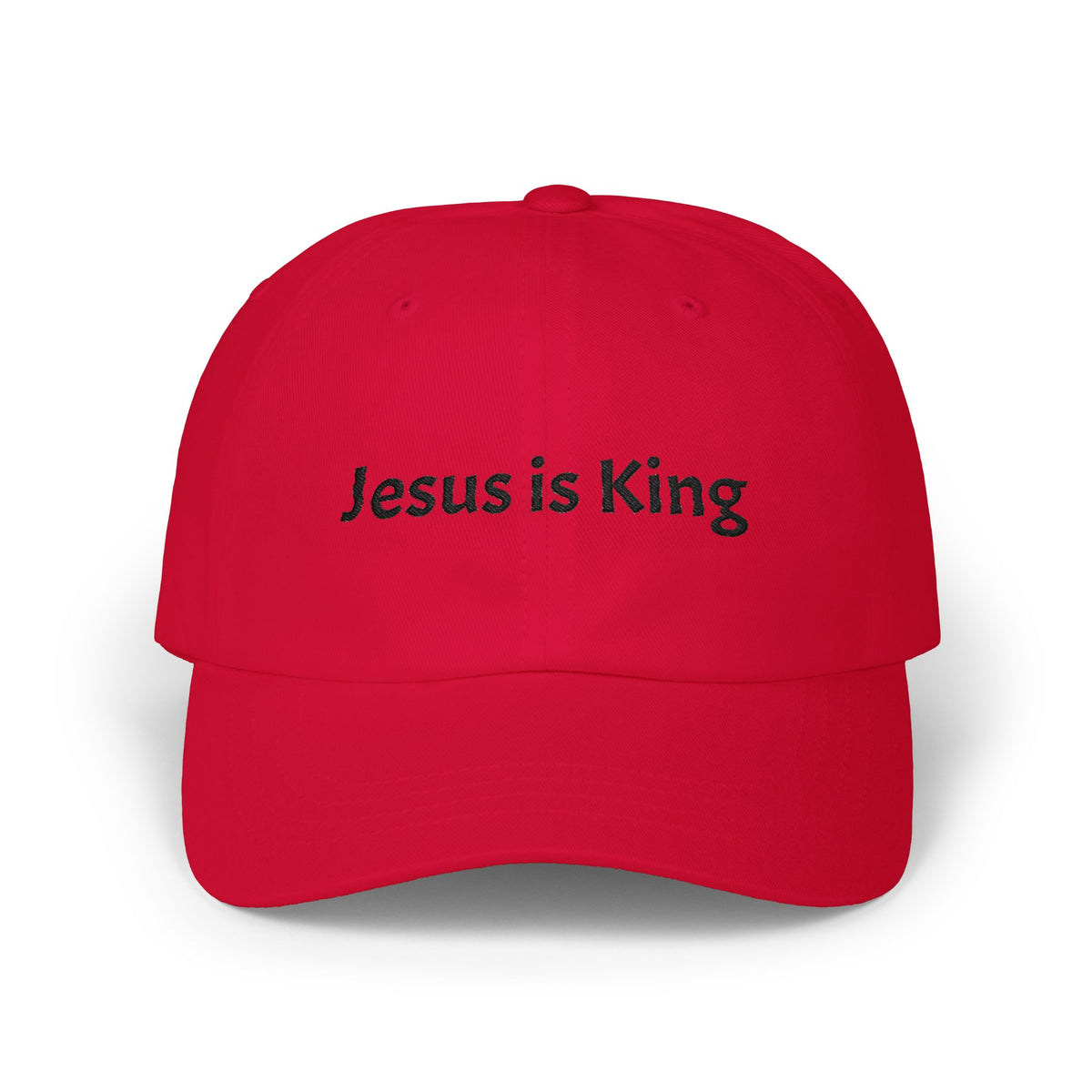 Jesus Is King Dad Cap | Christian Faith Baseball Hat