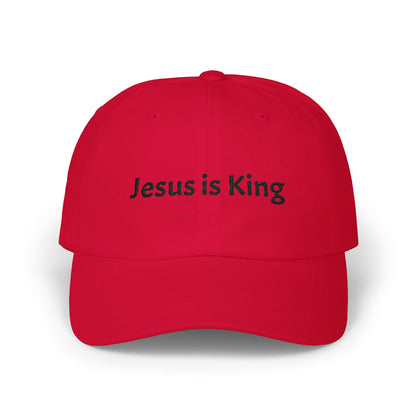 Jesus Is King Dad Cap | Christian Faith Baseball Hat