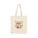 Pumpkin Spice and Jesus Christ Tote Bag, Fall Autumn, Christian
