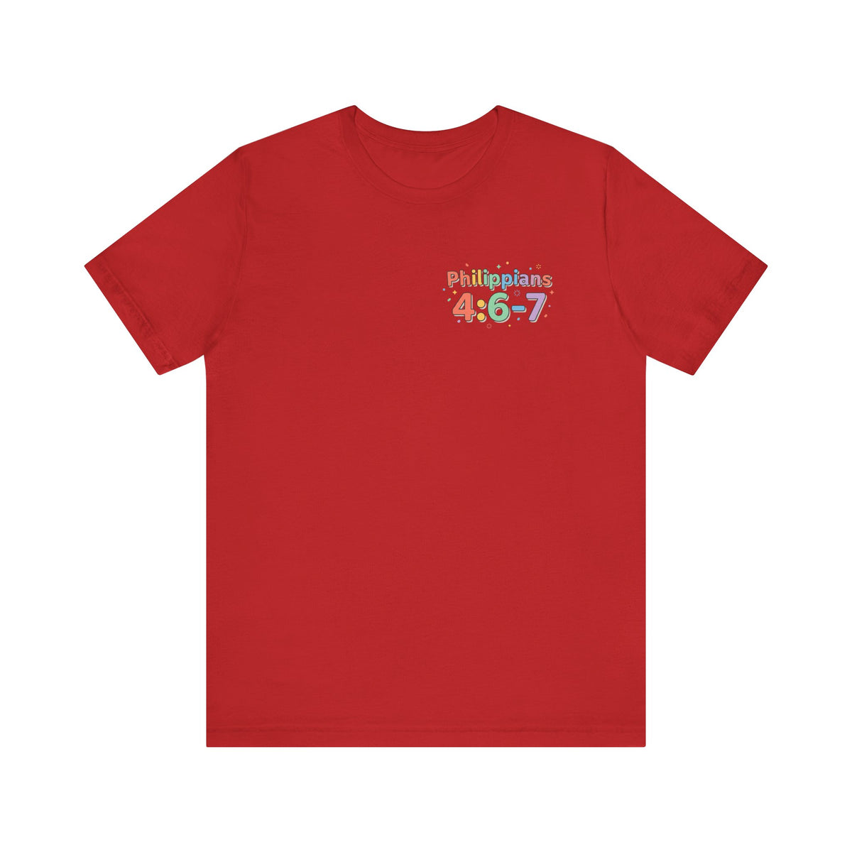 Philippians 4:6-7 Scripture T-Shirt | Bible Verse Tee, Prayer and Thanksgiving Design