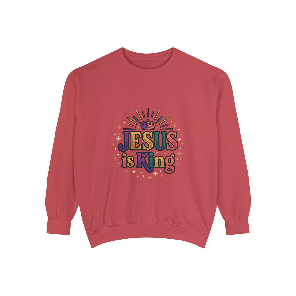 Jesus is King sweatshirt | Christian faith graphic crewneck