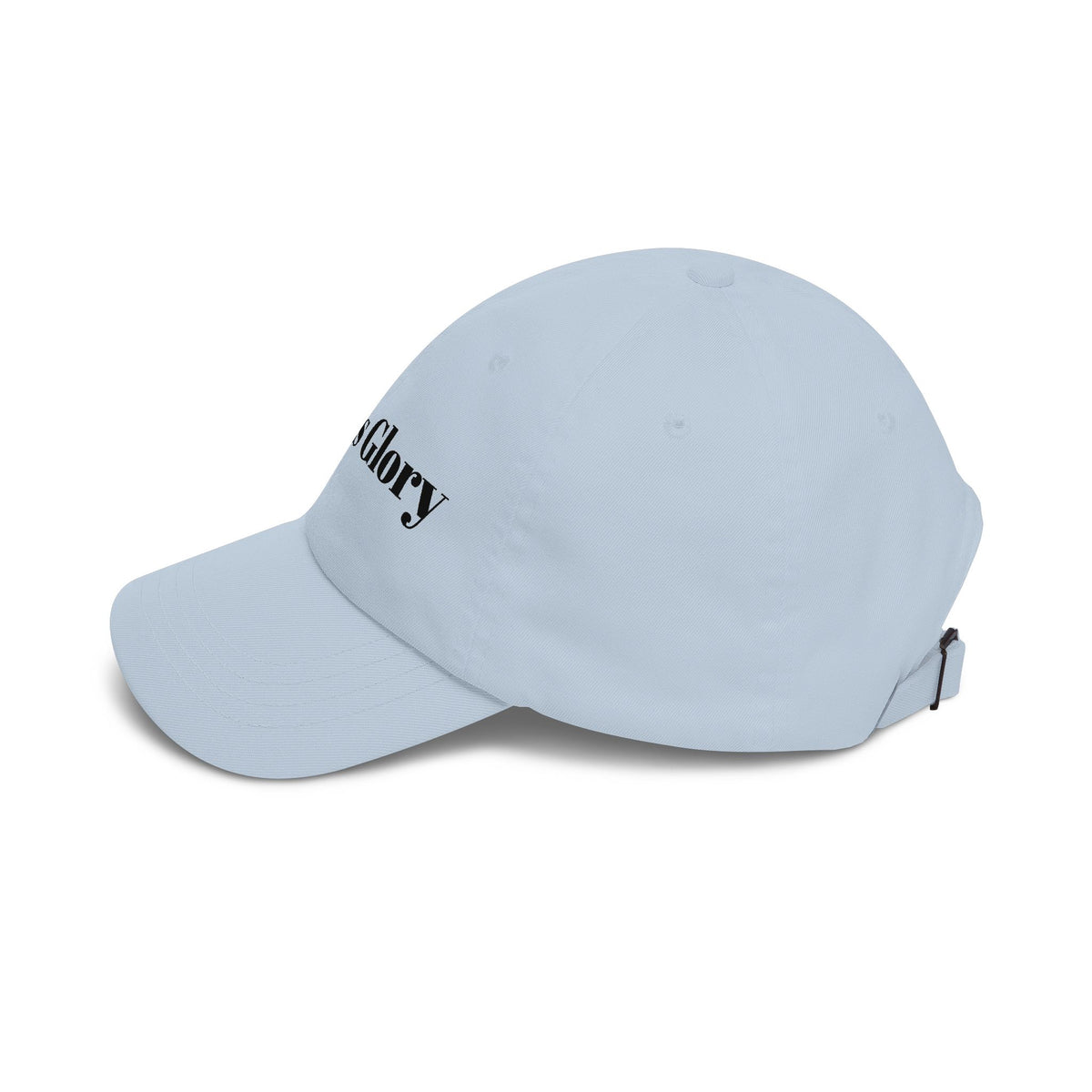 For His Glory Dad Cap | Christian Faith Embroidered Hat