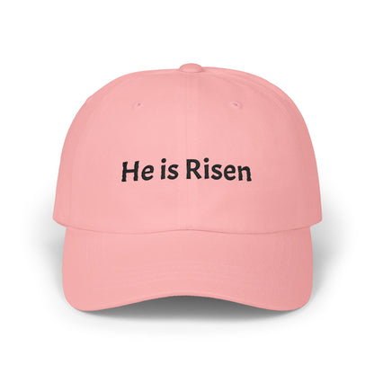 He is Risen Classic Dad Cap | Christian Easter Scripture Embroidered Hat