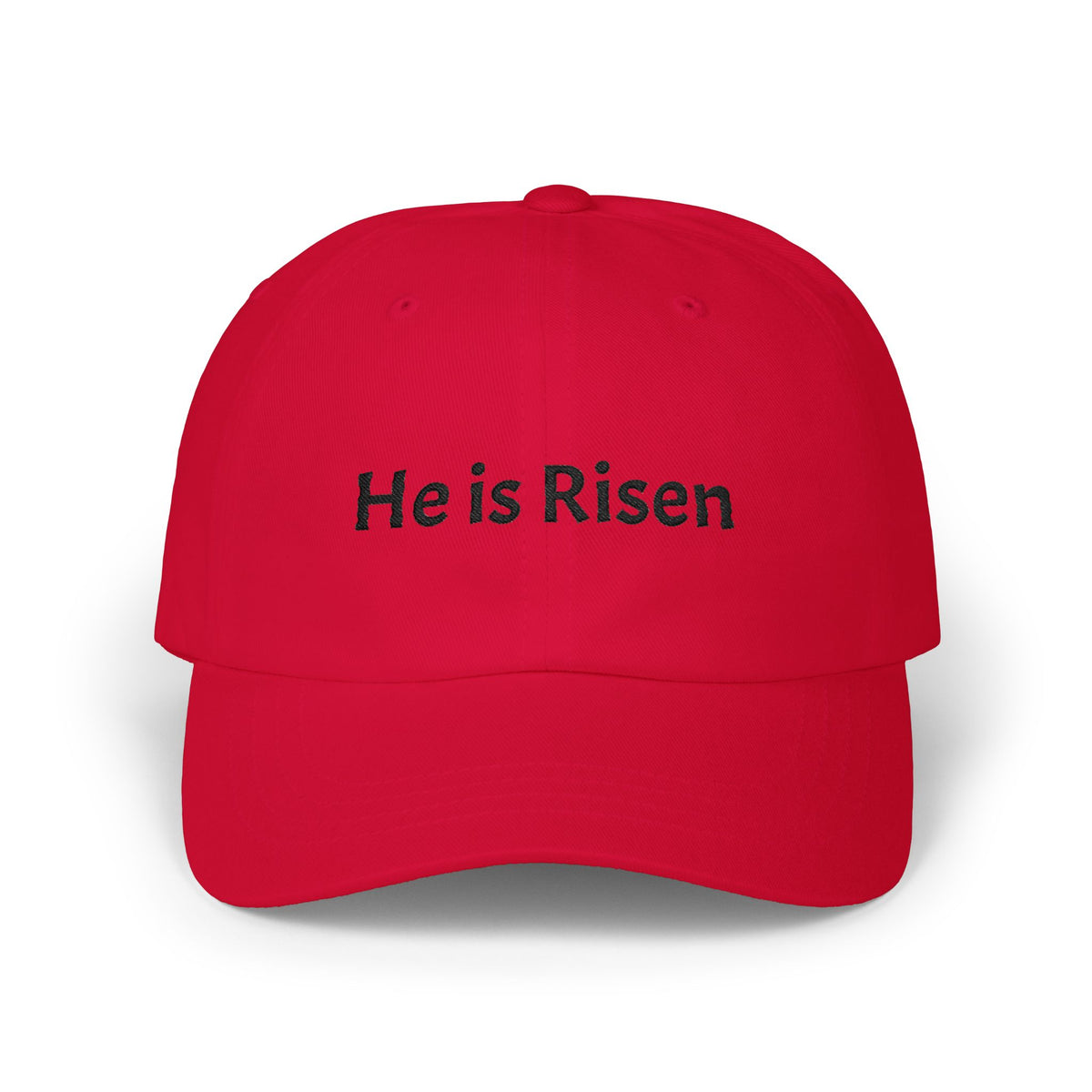 He is Risen Classic Dad Cap | Christian Easter Scripture Embroidered Hat