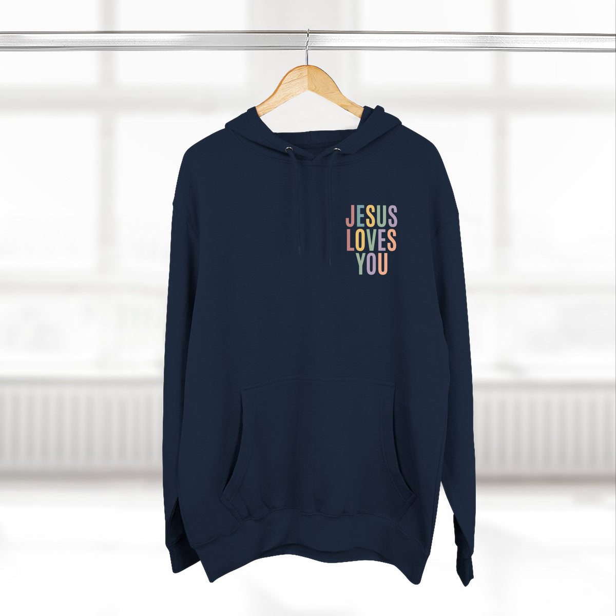 Jesus Loves You Hoodie| Pastel Faith Graphic Hoodie