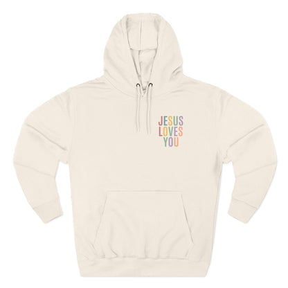 Jesus Loves You Hoodie| Pastel Faith Graphic Hoodie