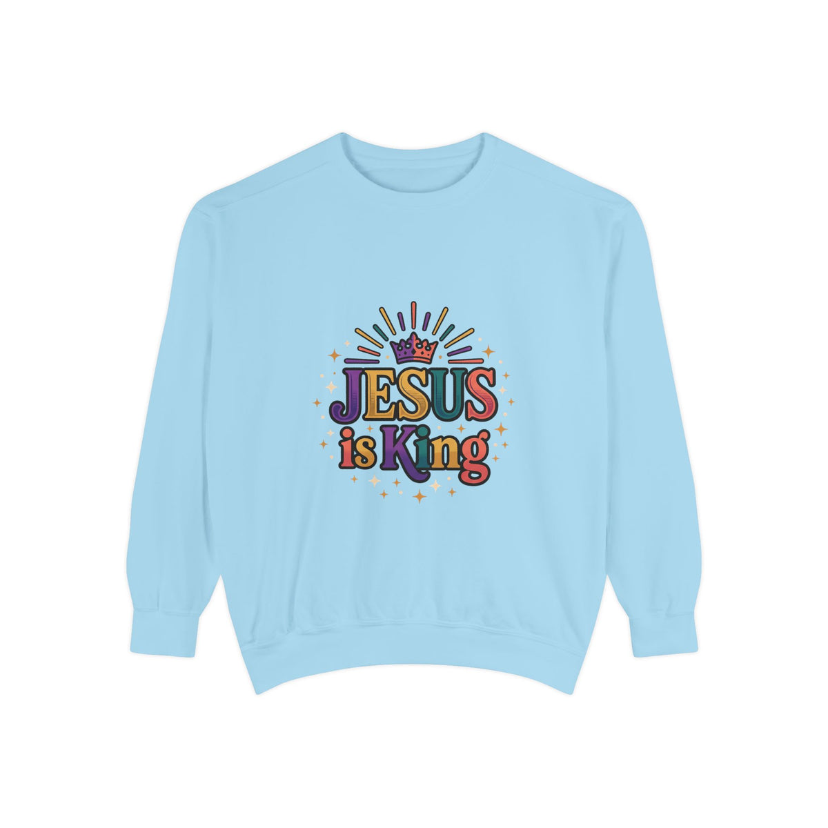 Jesus is King sweatshirt | Christian faith graphic crewneck