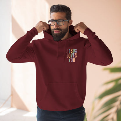 Jesus Loves You Hoodie| Pastel Faith Graphic Hoodie