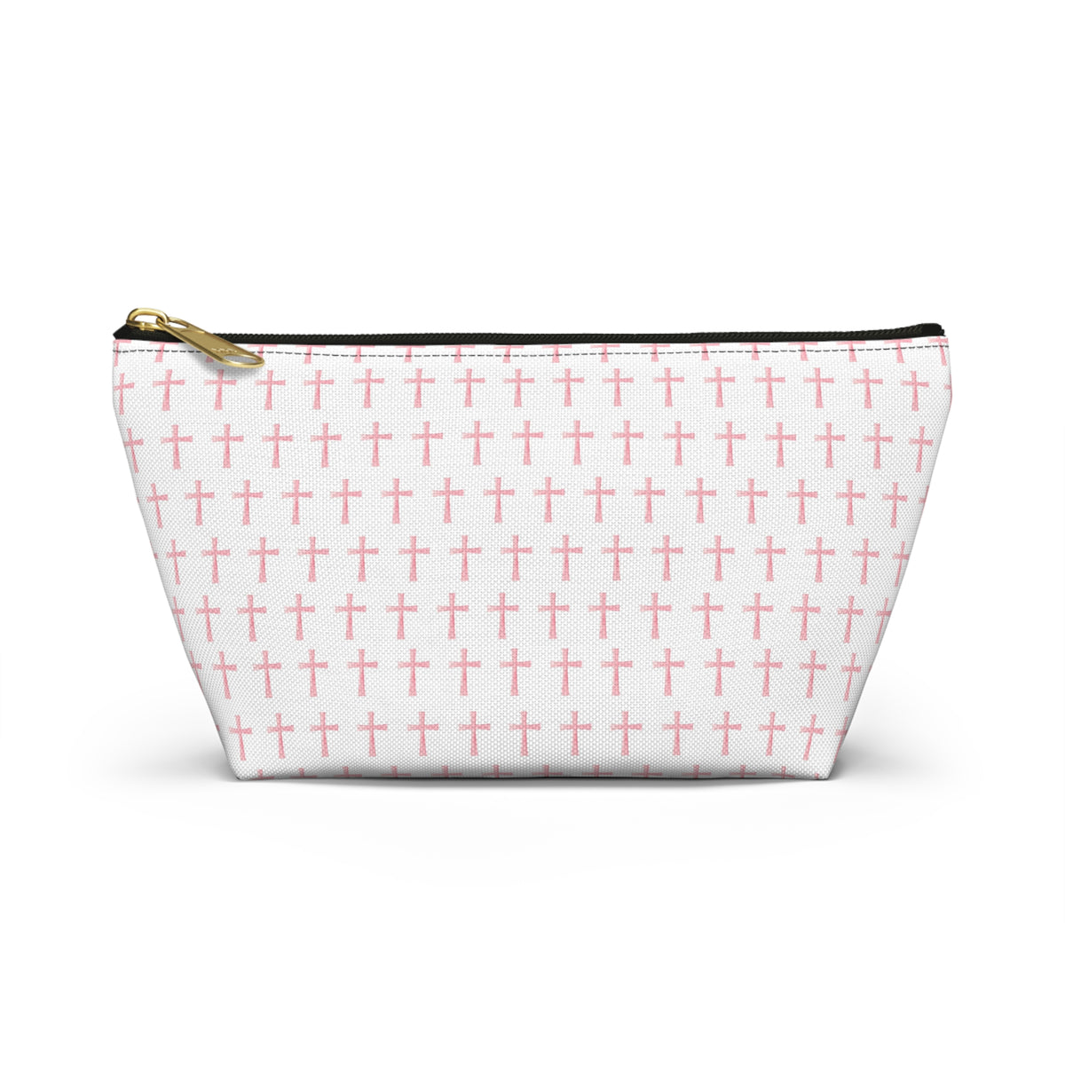 Accessory Pouch w T-bottom, Christian , Coquette, Travel, Makeup, Bible, Journal