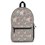 Vintage Floral Backpack – Romantic Rose Garden Print School & Everyday Bag, Christian