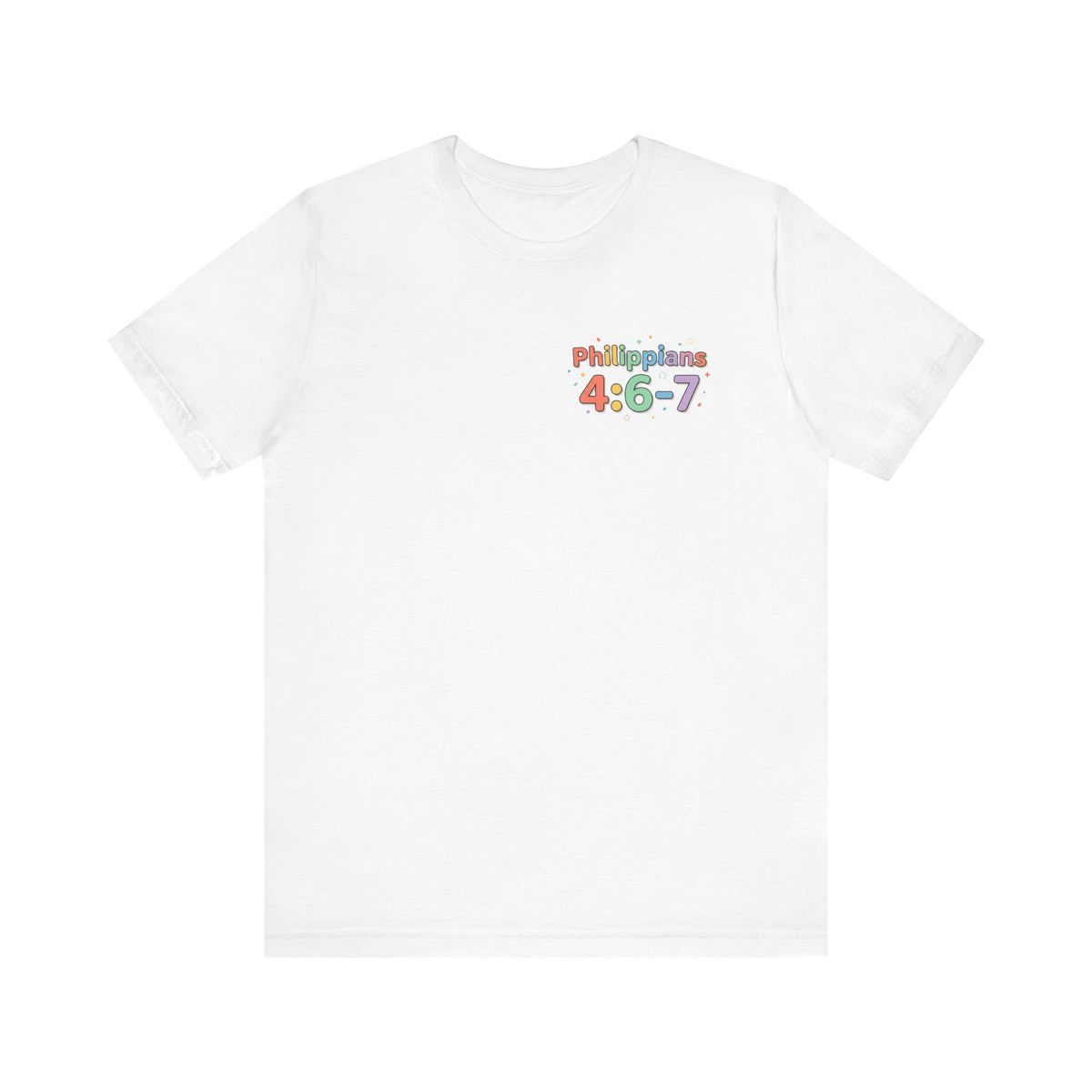 Philippians 4:6-7 Scripture T-Shirt | Bible Verse Tee, Prayer and Thanksgiving Design
