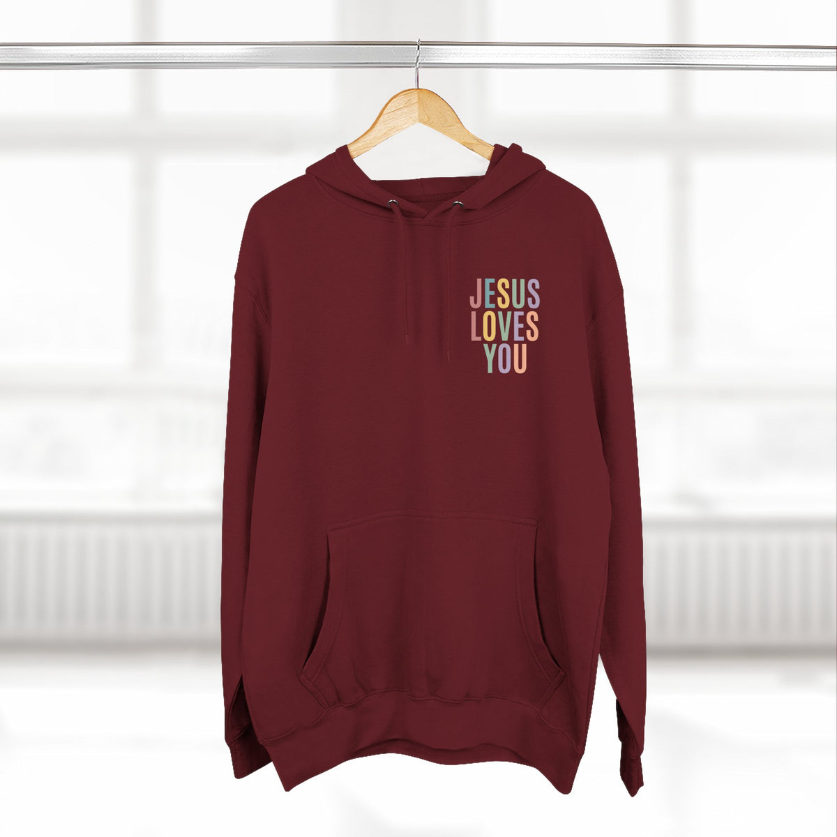 Jesus Loves You Hoodie| Pastel Faith Graphic Hoodie